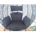 Brand New Outdoor Swing Hanging Pod Trapeze Wicker Rattan Egg Chair * Black-M